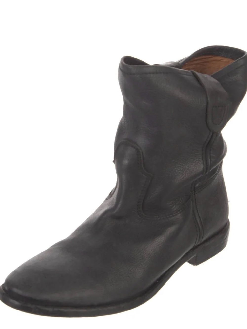 Isabel Marant Black Leather Moto Ankle Boots – Size 9 (FR 40) - Picture 3 of 5